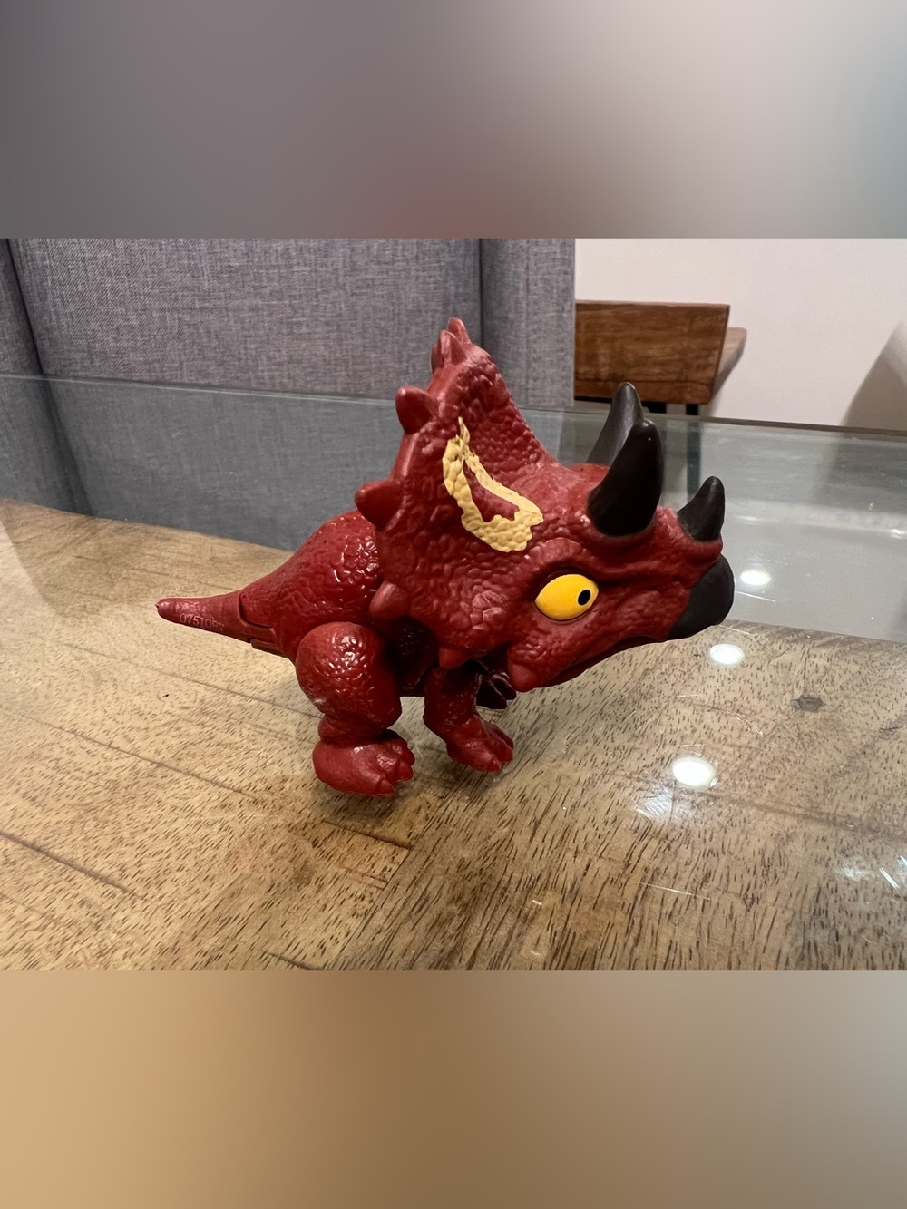 red Jurassic World Camp Cretaceous Snap Squad Triceratops action dinosaur